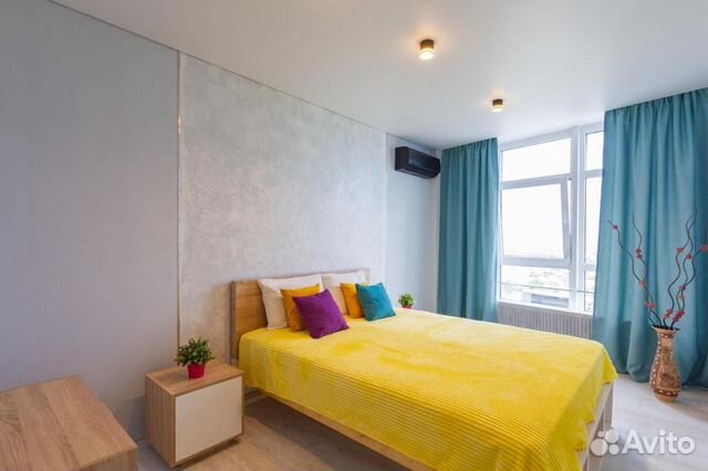 

1-к. квартира, 44 м², 2 кровати