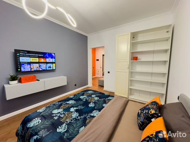 

1-к. квартира, 60 м², 2 кровати