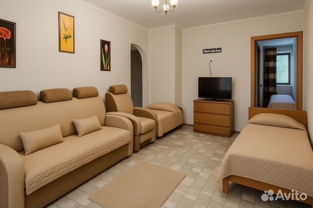 

2-к. квартира, 50 м², 3 кровати