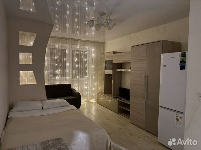 

Квартира-студия, 28 м², 2 кровати