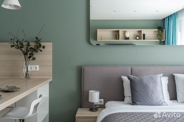 

Квартира-студия, 27 м², 1 кровать