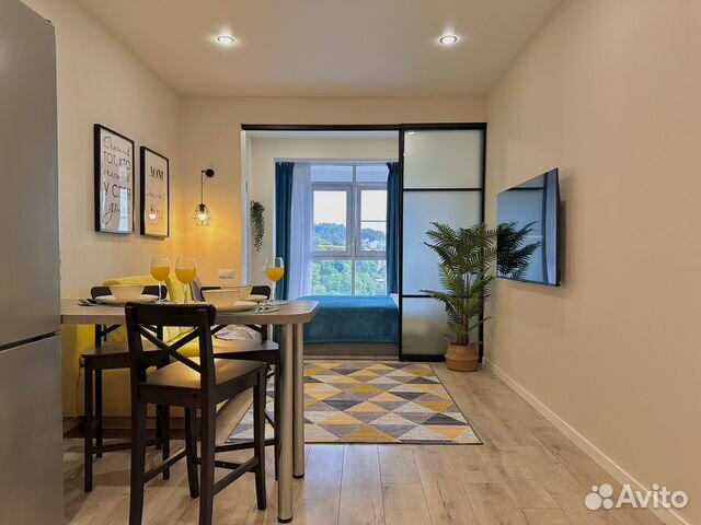 

Квартира-студия, 34 м², 2 кровати
