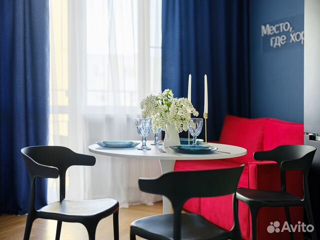 

1-к. квартира, 43 м², 2 кровати