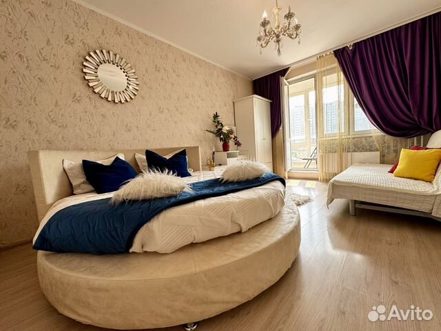 

1-к. квартира, 45 м², 2 кровати
