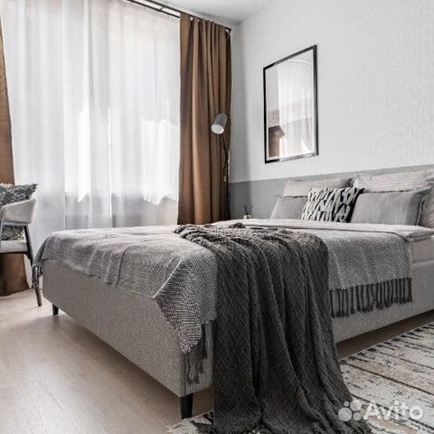 

1-к. квартира, 34 м², 2 кровати