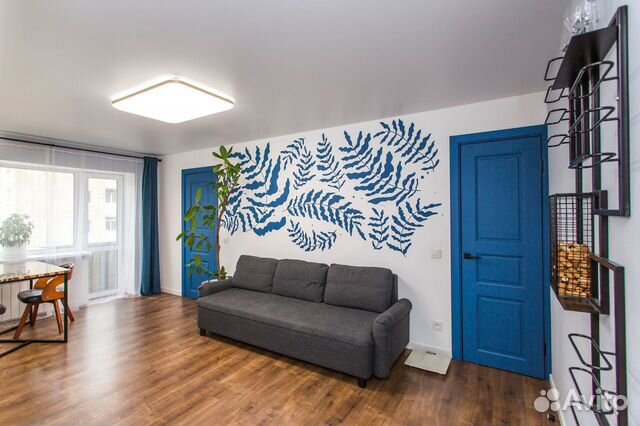 

2-к. квартира, 43,8 м², 2 кровати