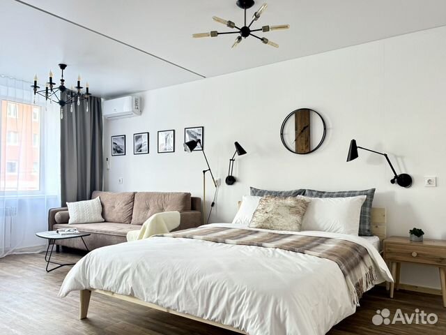 

Квартира-студия, 33 м², 2 кровати