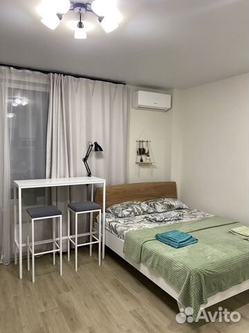 

Квартира-студия, 27 м², 2 кровати
