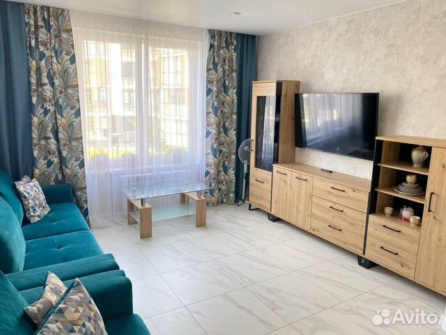

1-к. квартира, 42 м², 3 кровати