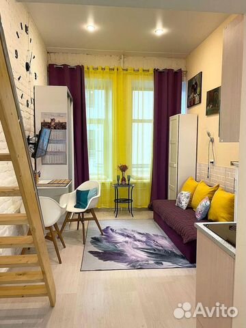 

Квартира-студия, 22 м², 2 кровати