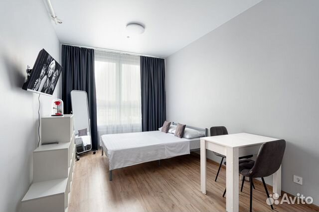 

Квартира-студия, 25 м², 1 кровать