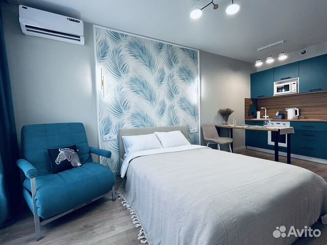 

Квартира-студия, 25 м², 2 кровати