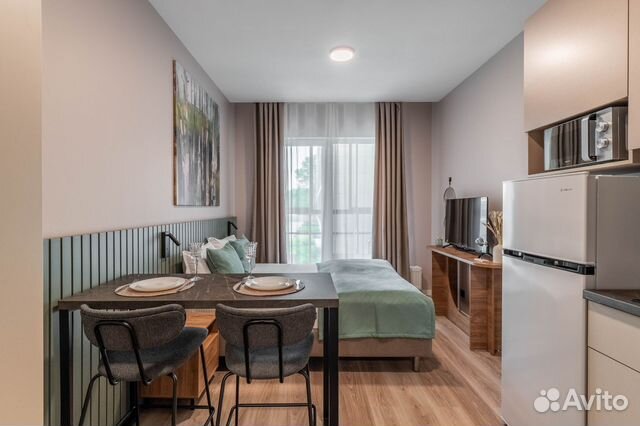 

Квартира-студия, 28 м², 1 кровать