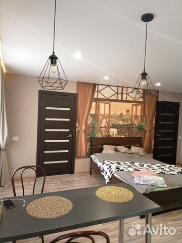 

Квартира-студия, 42 м², 2 кровати