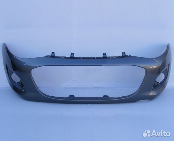 Передний бампер Калина 2, цвет Совиньон