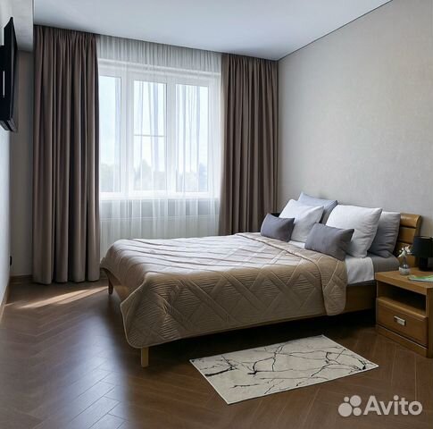 

1-к. квартира, 45 м², 2 кровати