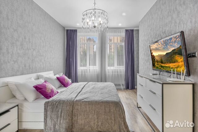

1-к. квартира, 40 м², 2 кровати