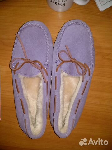 Меховые мокасины UGG Меховые мокасины UGG