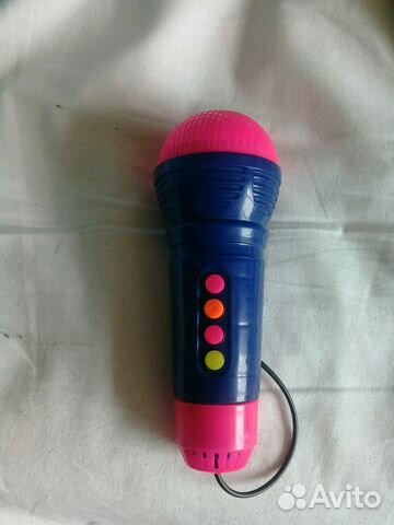 Микрофон детский музыкальный с подсветкой