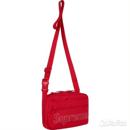 red shoulder bag supreme