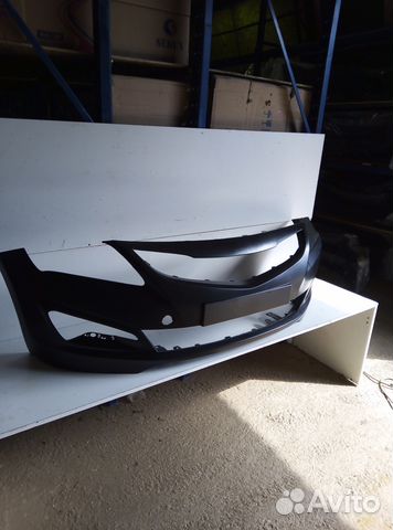 Солярис (рестайлинг) бампер передний