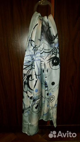 Шарф шелковый