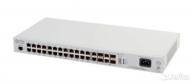 24 PoE+ коммутатор 4SFP Eltex MES2124P ieee802.3at