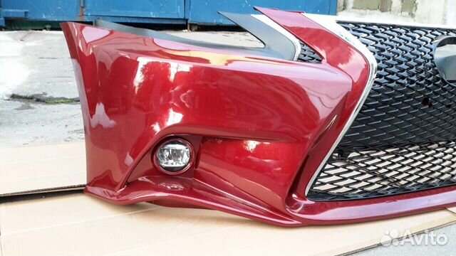 Передний бампер на Лексус is250 is f-sport в сборе