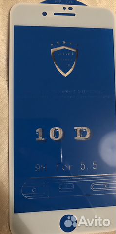 Стекло для iPhone 8 Plus white Стекло для iPhone 8 Plus white