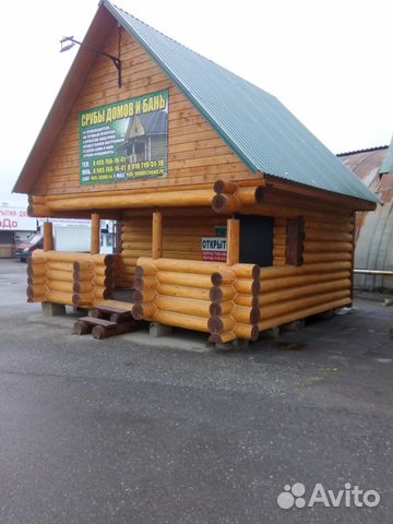 Сруб 4х5м + вынос под рубленную веранду Сруб 4х5м + вынос под рубленную веранду