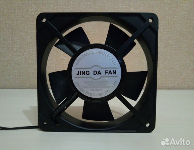 Вентилятор AC осевой, 120x120x25mm JD12025AC
