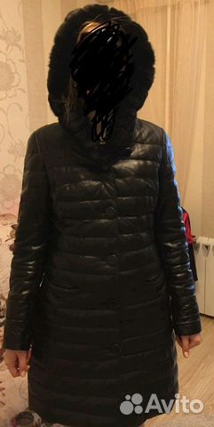 Пальто кожаное зимнее с натуральным мехом Пальто кожаное зимнее с натуральным мехом