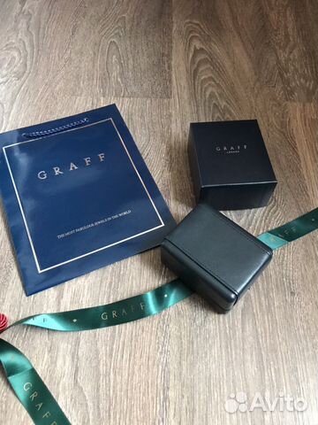 Коробка Graff для кольца серёг подвески колье Коробка Graff для кольца серёг подвески колье