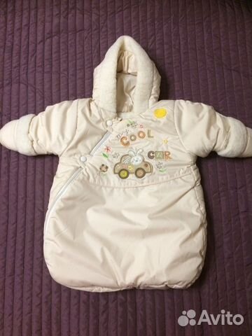 Зимний конверт на овчинке + шапочка Зимний конверт на овчинке + шапочка