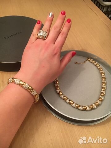 Люксовая бижутерия (колье, браслет, кольцо) Люксовая бижутерия (колье, браслет, кольцо)