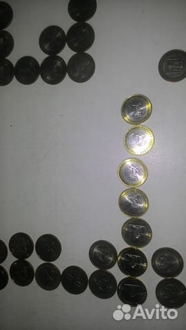 10-ти рублёвые монеты. юбилейные