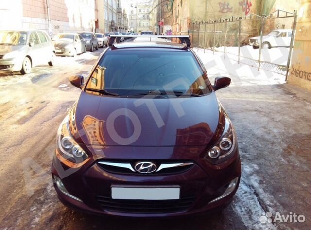 Багажник для Hyundai Solaris седан 2010-2016