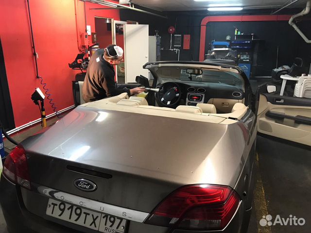 Химчистка автомобиля, озонирование