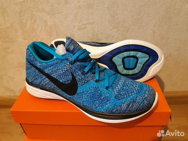 Nike Flyknit Lunar3 беговые кроссовки US 11