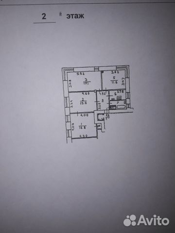 3-к квартира, 76 м², 2/7 эт.