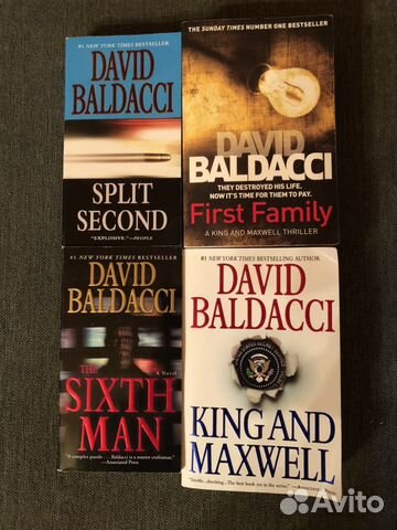 Книги на английском David Baldacci серия King & Ma