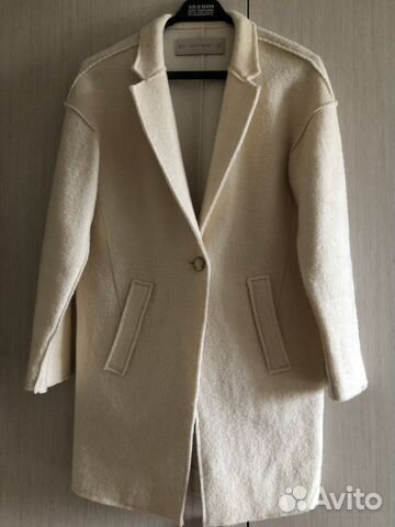Пальто Zara, белое
