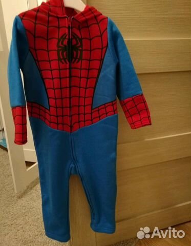 Новогодний костюм, человек паук, marvel