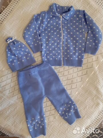 Новый детский шерстяной костюм Новый детский шерстяной костюм