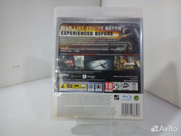Игровые диски Sony Playstation 3 Call of duty worl