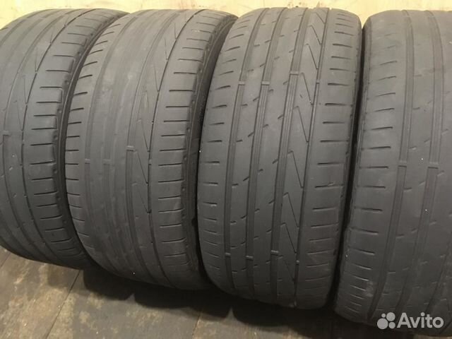 Шины 245 45 R17 б/у 4 штуки лето Hankook Корея