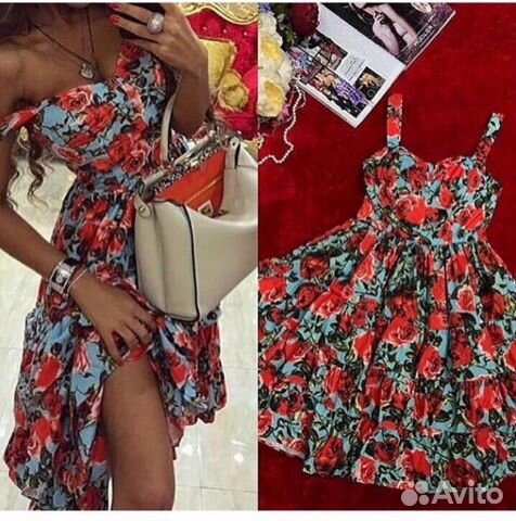 Роскошное летнее платье