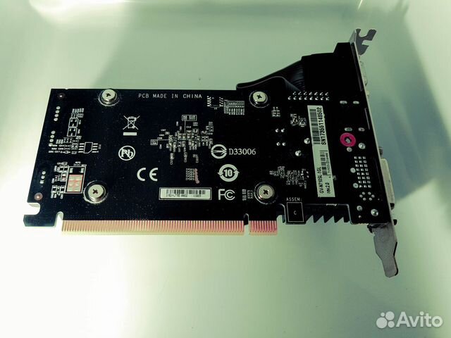 Видеокарта gigabyte GeForce GT 710 Silent 1Gb