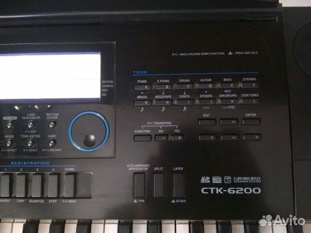 Синтезатор Casio CTK6200
