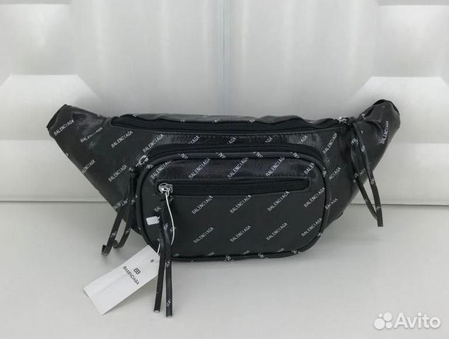 Поясная сумка Balenciaga Explorer с логотипом Поясная сумка Balenciaga Explorer с логотипом